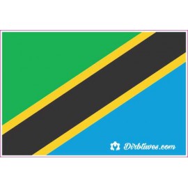 Nacionalinis vėliavos lipdukas - Tanzanija